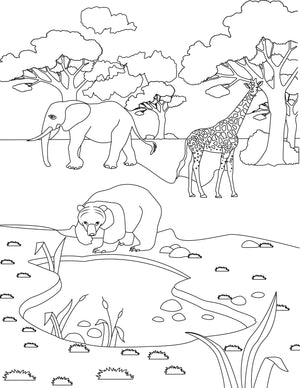 Elephant Coloring Page 4/18/2022
