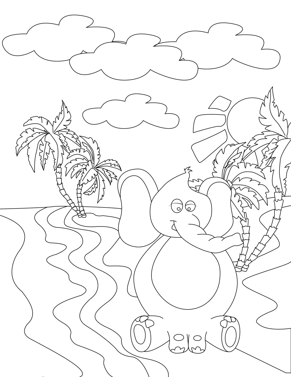 Elephant Coloring Page 5/2/2022