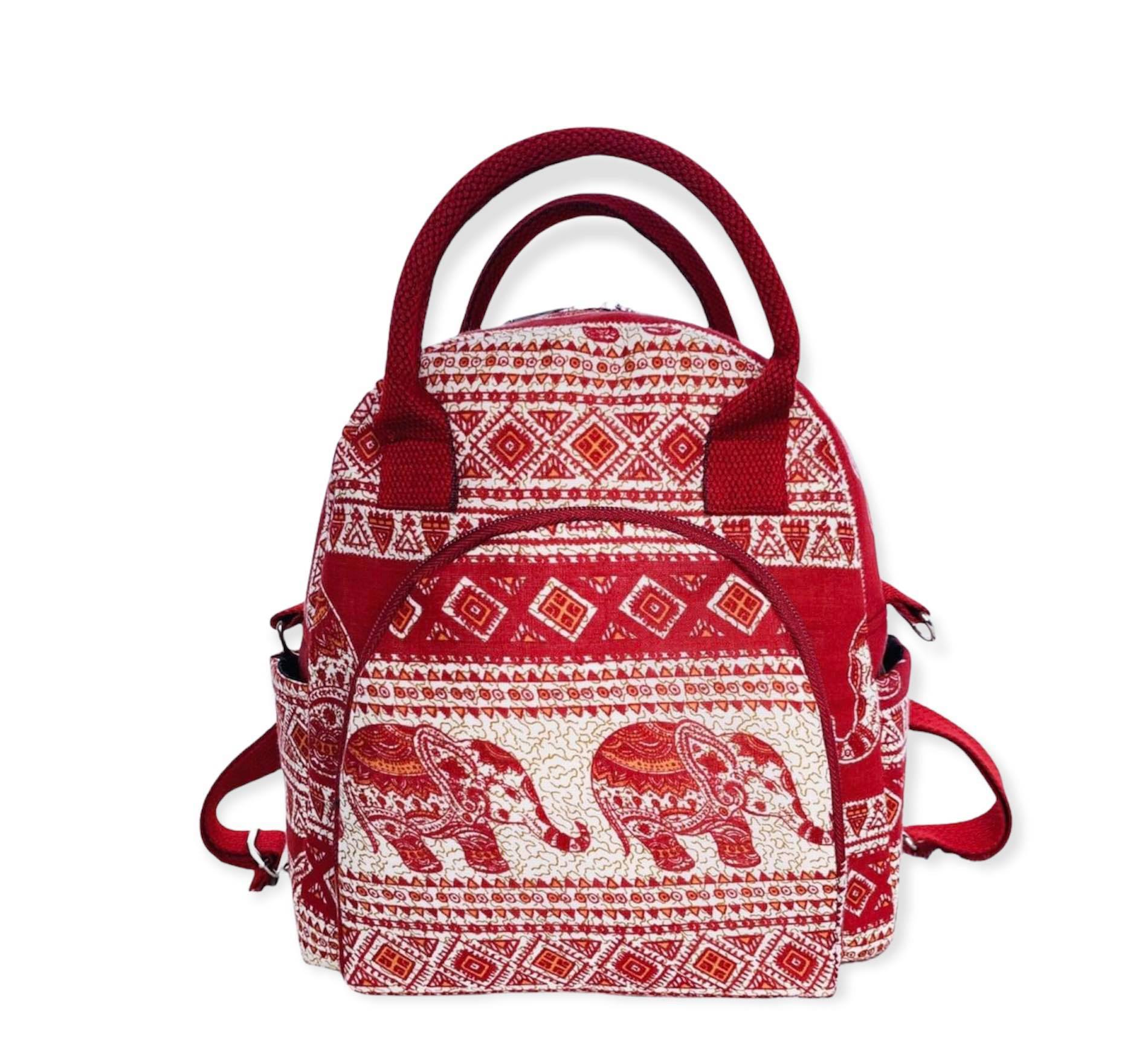 elephant print mini backpack Tophit Elephant Backpack