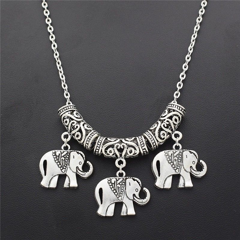 Elephant pendant and Brass chain – Urbanitii