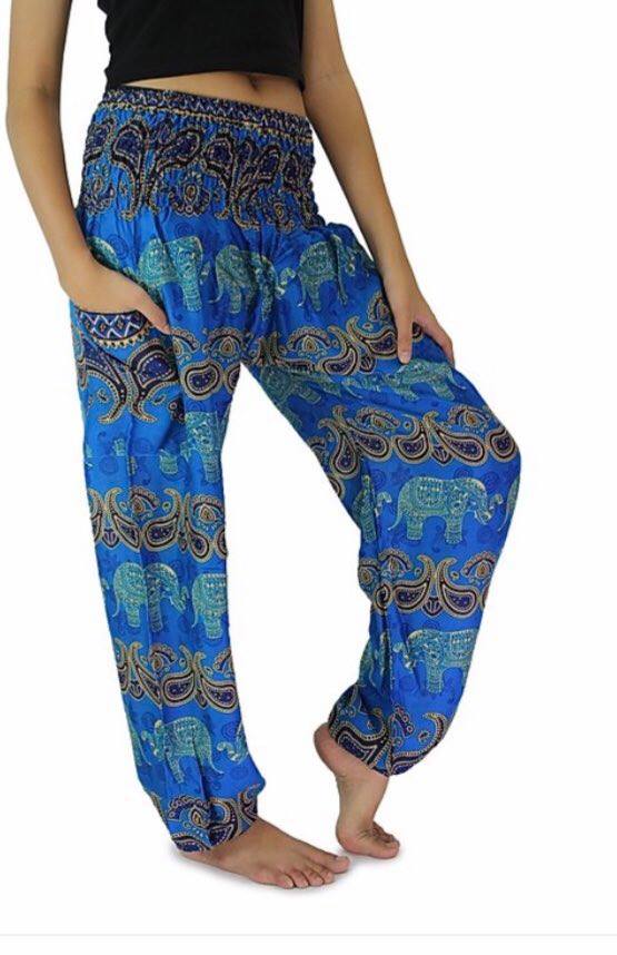 2020 New Fashion Elephant Print Leggings Lady Blue Black Patten