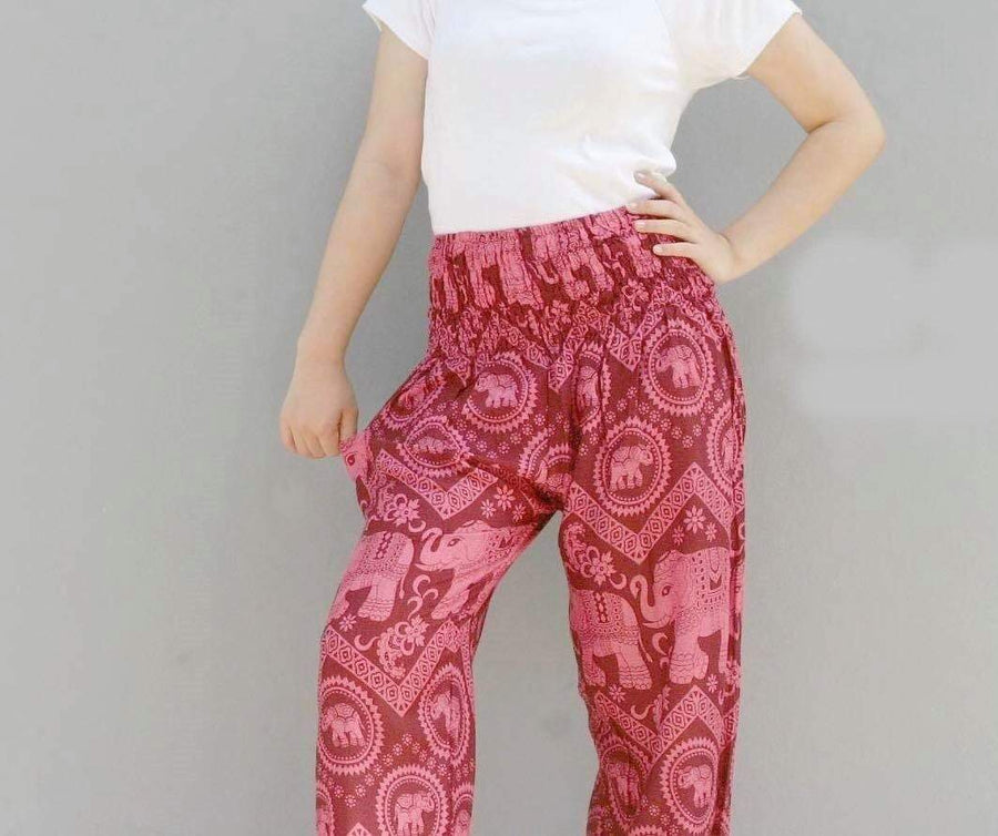 Lay Chang Kongchak Pink Elephant Pants