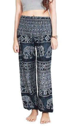 Lay Chang Tophit Black Elephant Pants - 50% OFF - Elephant Shirt Store