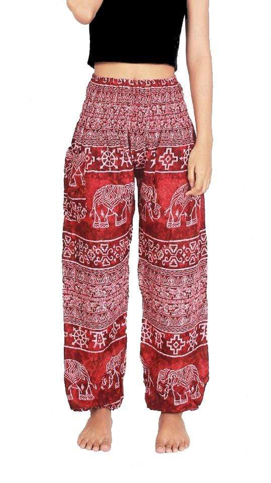 Lay Chang Madyum Red Elephant Pants