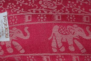 Subtle Pattern Elephant Pashmina