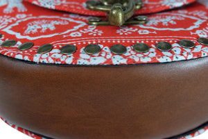 Handmade Elephant Shoulder Bag -  Style B Red