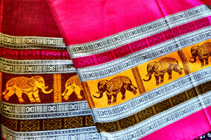 Marching Elephant Print Pashmina
